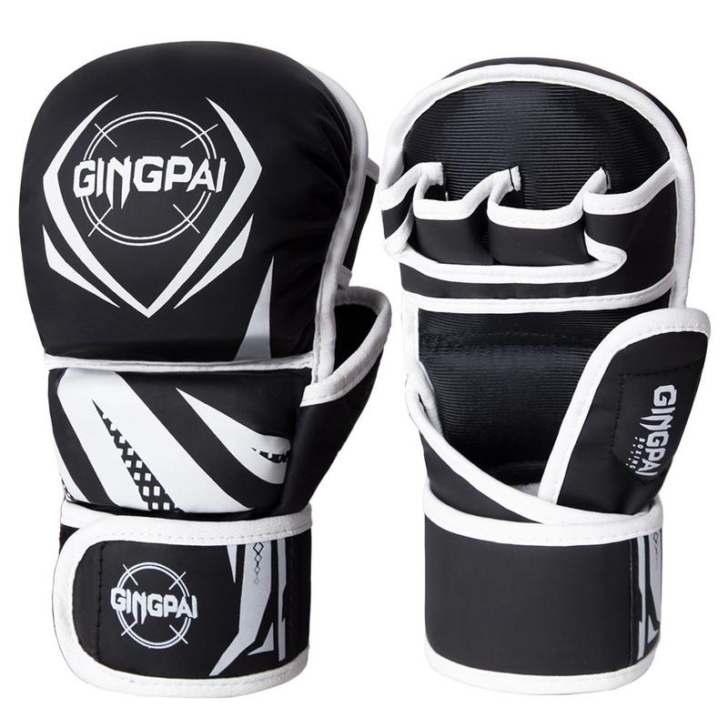 Half Finger Boxing Gloves, 1 Pair Professional MMA Boxing Gloves, Thickened Muay Thai Fighting Gloves, Boxing Equipment for Men & Women