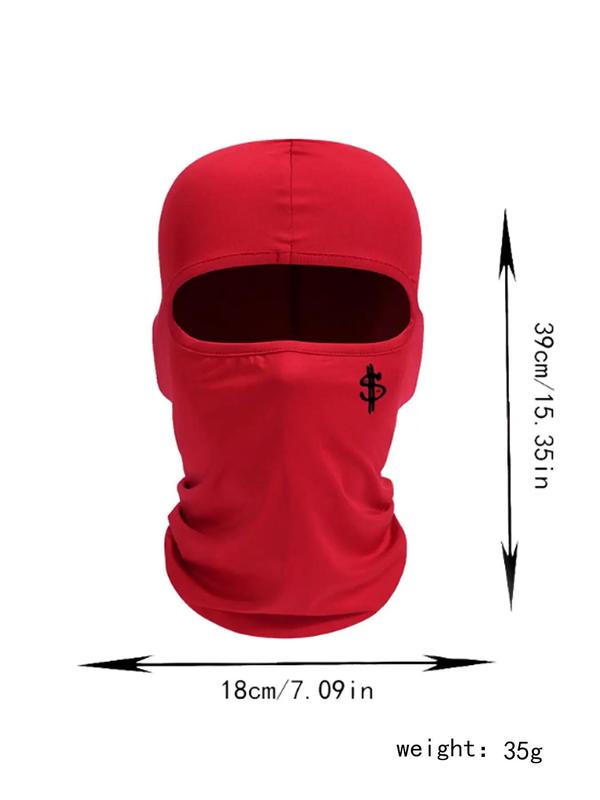 Summer Creative Dollar Print Balaclava Mask, Breathable Full Face Mask, Sun Protection Face Covering for Men & Women, Cute Face Mask for Outdoor Sports