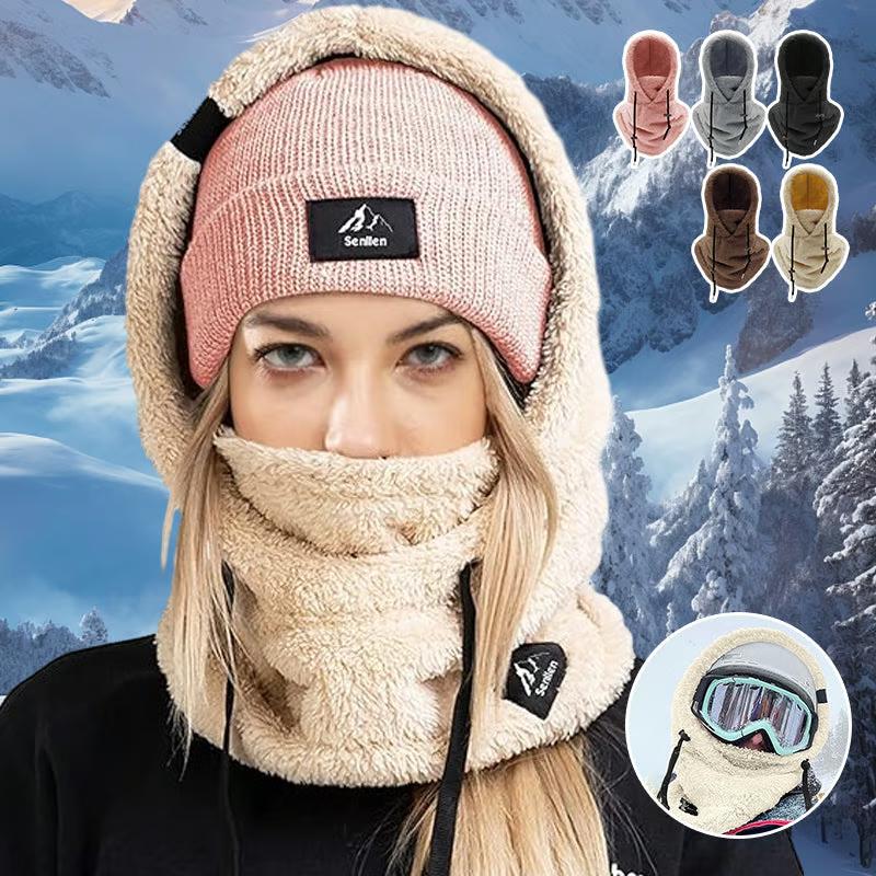 Sherpa Hood Sports Windproof Warm Hat Ski Mask