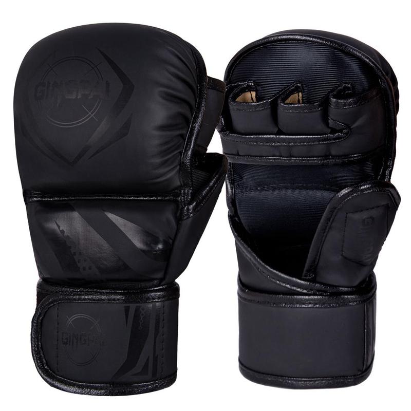 Half Finger Boxing Gloves, 1 Pair Professional MMA Boxing Gloves, Thickened Muay Thai Fighting Gloves, Boxing Equipment for Men & Women