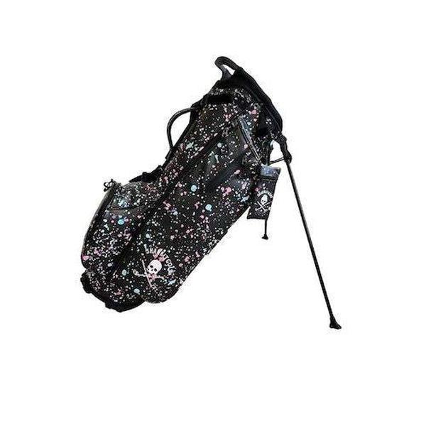 Black Paint Splatter Golf Bag - 14 way Divider