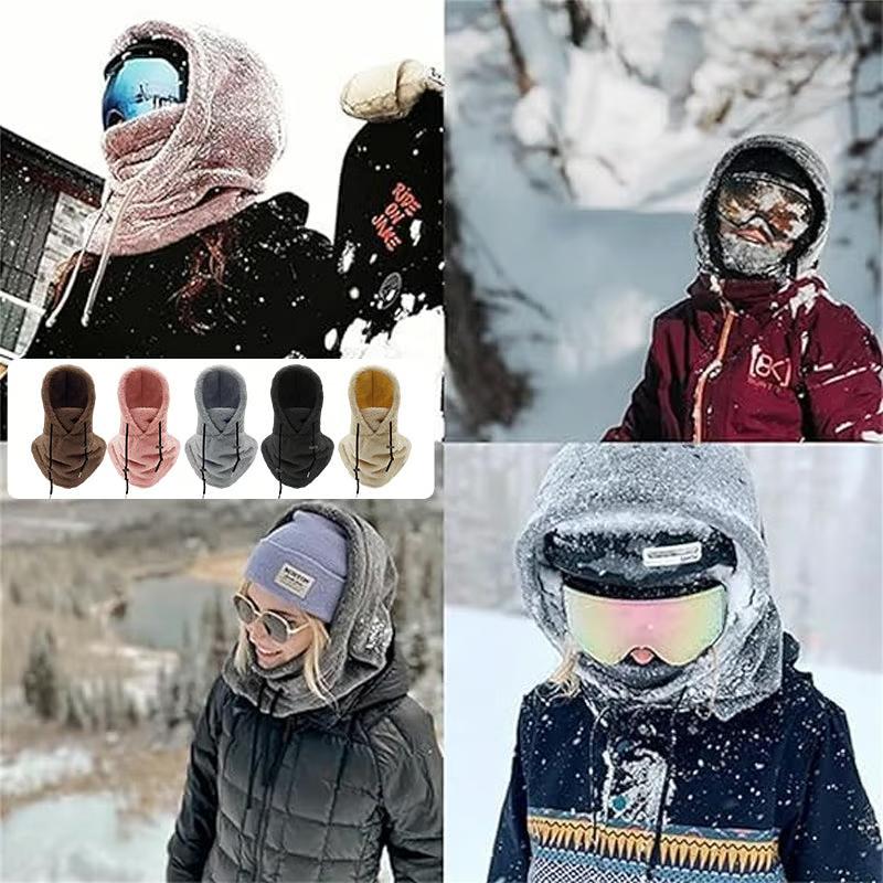 Sherpa Hood Sports Windproof Warm Hat Ski Mask