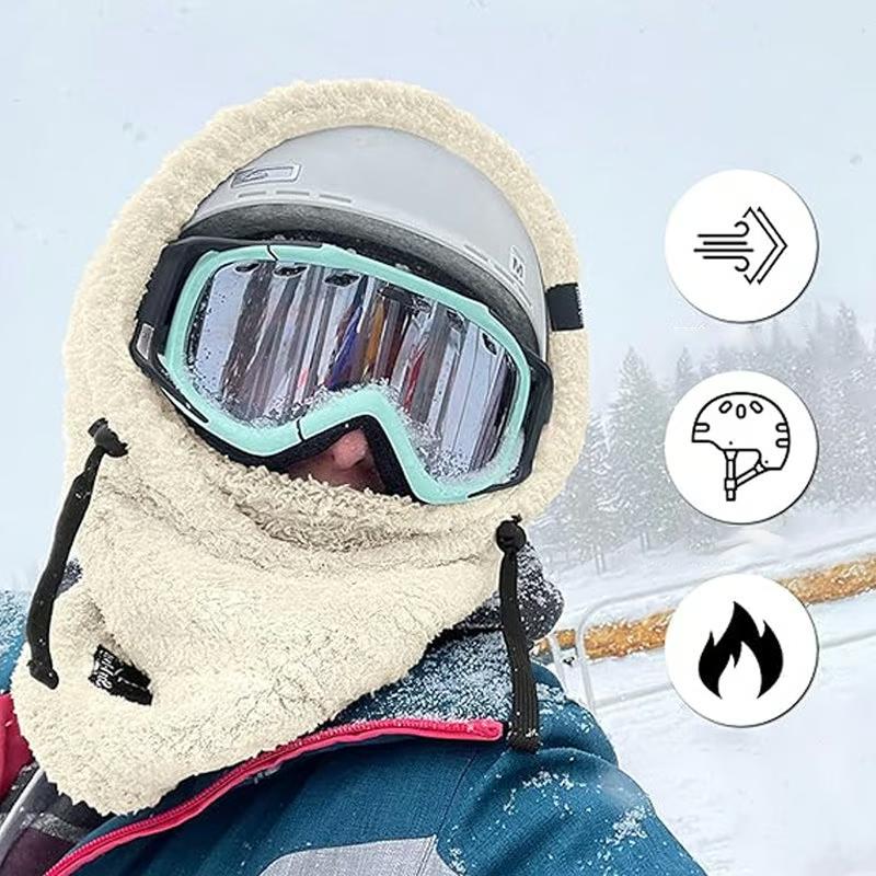 Sherpa Hood Sports Windproof Warm Hat Ski Mask