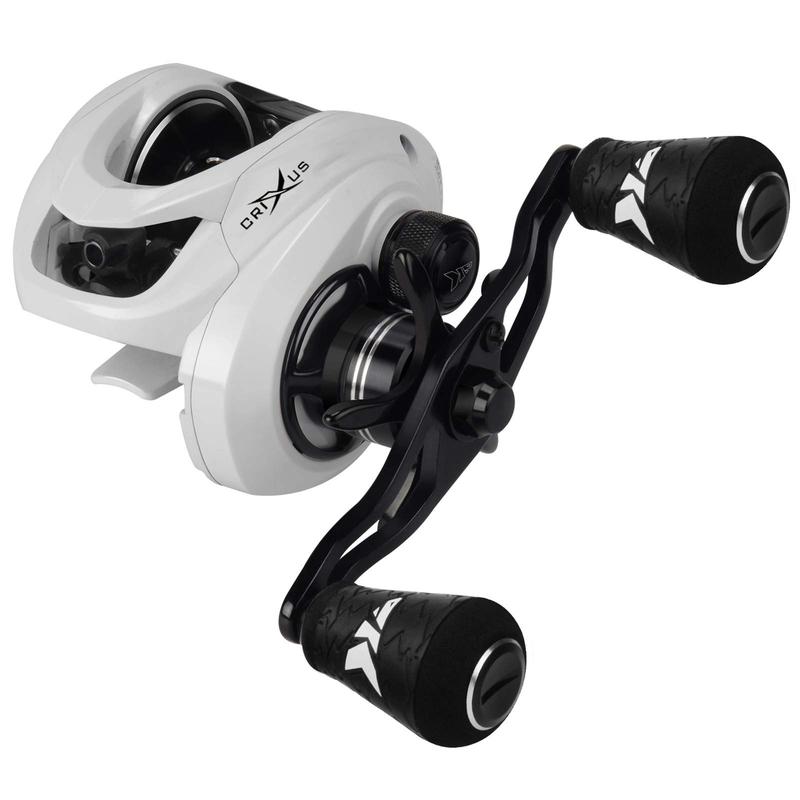 KastKing Crixus Baitcasting Reel and Rod Combos IM6 Graphite Blank Rods,SuperPolymer Handle