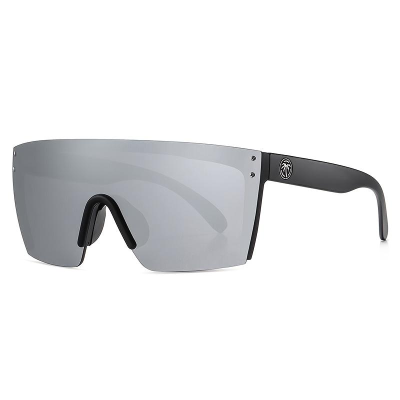 Heat Wave Sports Fashion Glasses - Protection, Square Frame for Running & Cycling, Includes Case