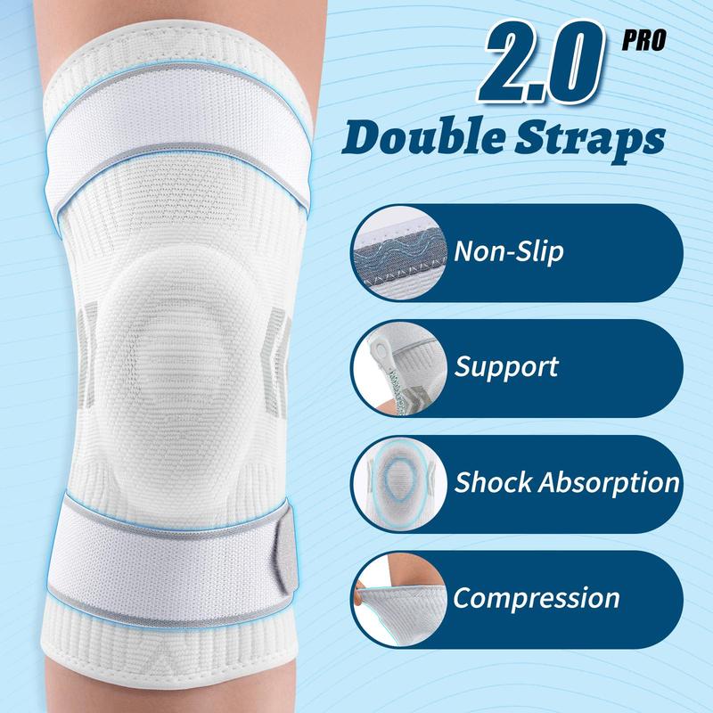 Elastic Knee Pad, 1 Pair Sports Knee Pads, Knee Brace, Protective Gear for Training, Jumping, Running, Cycling