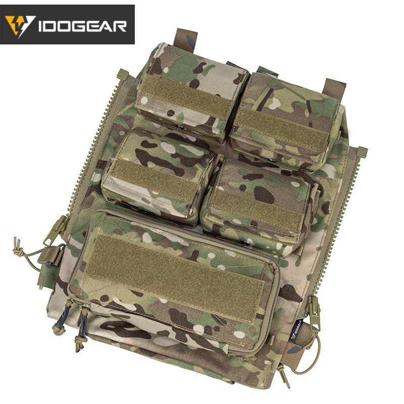 IDOGEAR Tactica Pouch Bag Zip On Panel W  Mag Pouch for AVS JPC2.0 CPC 3573