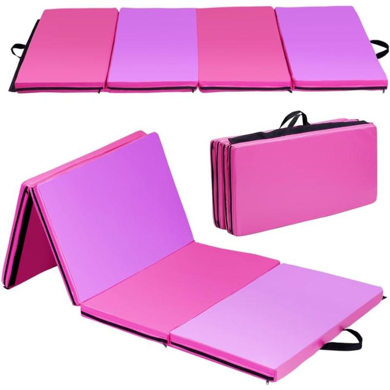 Gymnastics Mat 6'x3'x2''  10'x4'x2'' Exercise Mat Gym Mat for Home Aerobics Workout Foldable Tumbling Mat Children Gifts