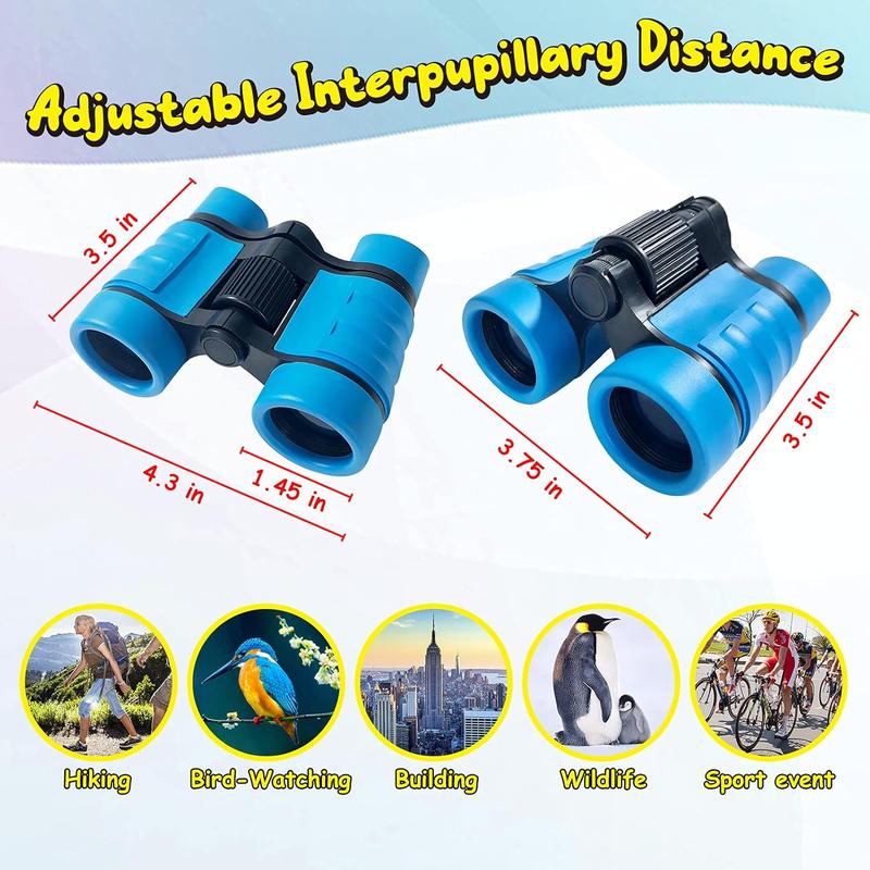 ESSENSON Binoculars for Kids Toys Gifts for Age 3, 4, 5, 6, 7, 8, 9, 10+ Years Old Boys Girls Kids Telescope Outdoor Toys for Sports and Outside Play, Bird Watching, Birthday Presents(Blue)