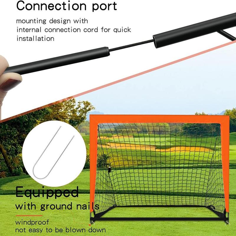 Portable Soccer Goal, 1 Set Pop Up Soccer Goal, Football Goal for Backyard, Indoor and Outdoor, Football Accessories