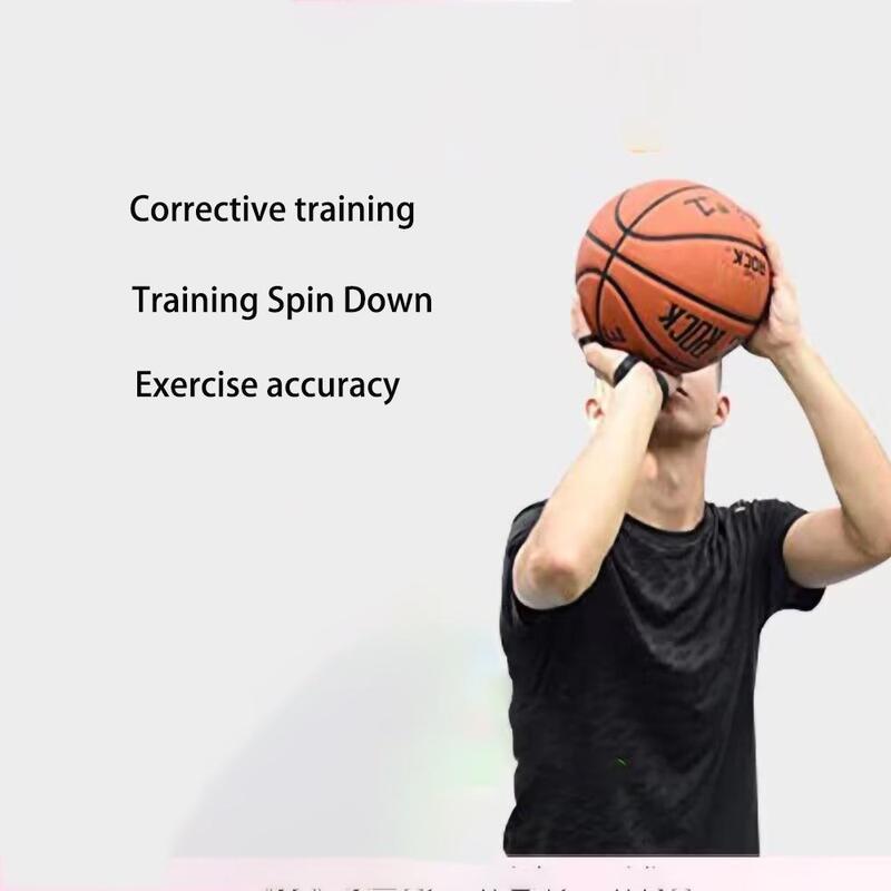 Shooting training device, basketball shooting orthotic, shooting finger corrector, three-point hand stabilizer for shooting, 2 pieces