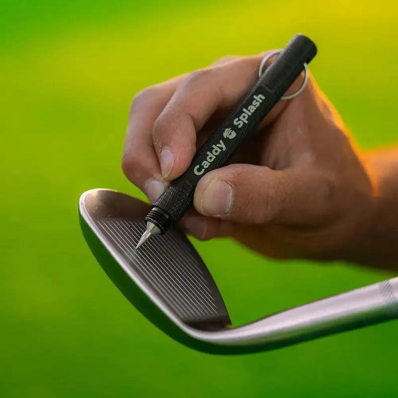 Caddy Splash Groove Sharpener for Golf Clubs - Improve Ball Flight, Spin & Accuracy