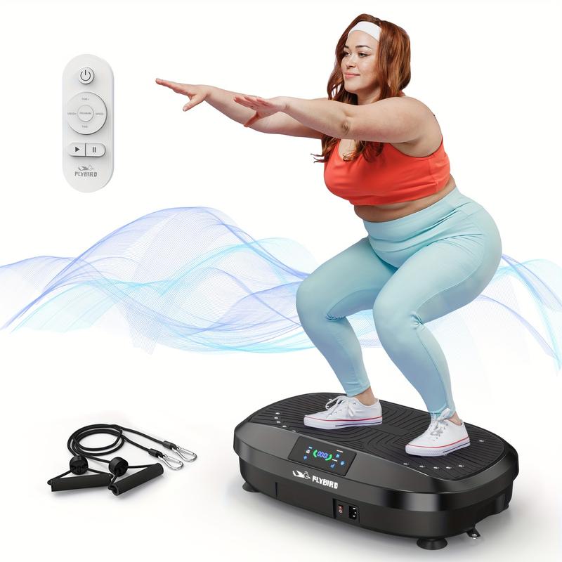 Fitness Stepper Flybird Vibration Board-4D and Oscillation Two Types of Vibrating Platform, Full Body Exercise Vibration Board Exercise Machine for Bone Density Construction and Lymphatic Drainage