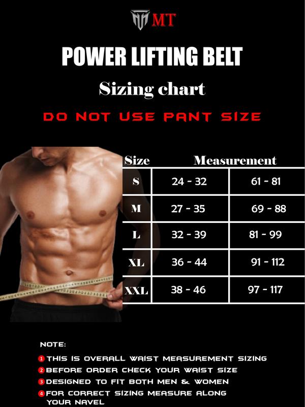 MT 10mm Powerlifting Genuine Leather  Weight lifting belts