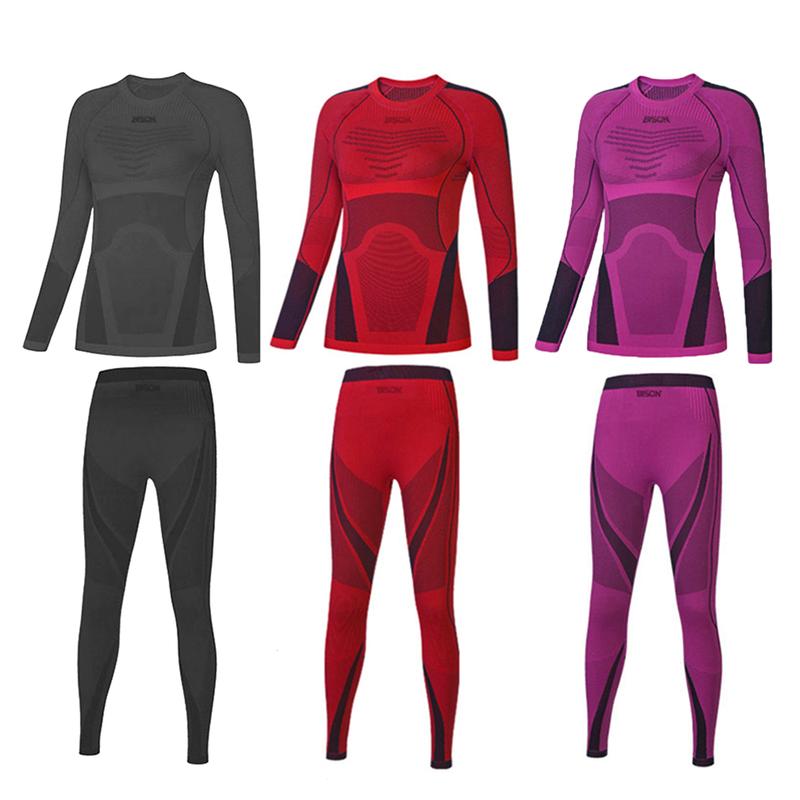 Women Winter Thermal Base Layers - Bamboo Blend Compression & Warmth for Ski Snowboarding Training Breathable Comfortable Set