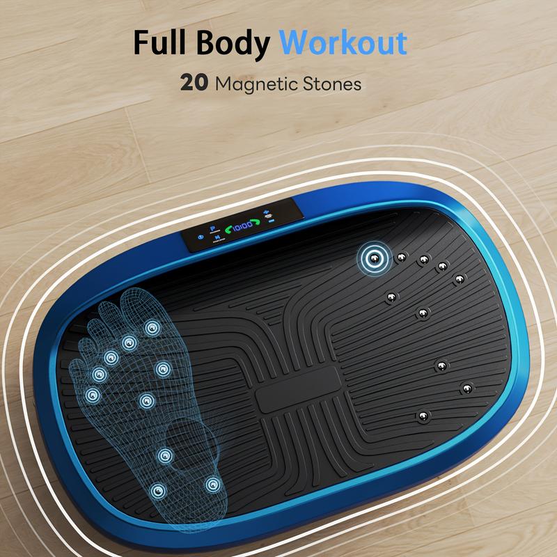 Fitness Stepper Flybird Vibration Board-4D and Oscillation Two Types of Vibrating Platform, Full Body Exercise Vibration Board Exercise Machine for Bone Density Construction and Lymphatic Drainage