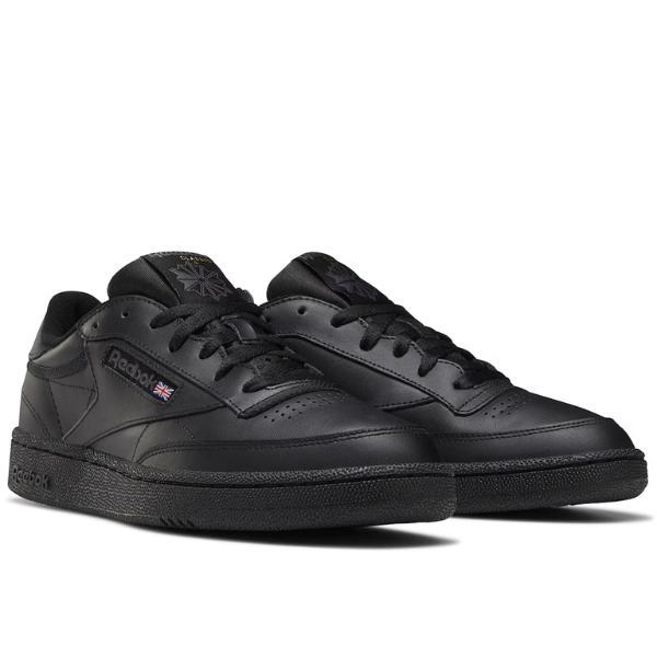 Reebok Club C 85 Men's Sneakers - Leather Lace-up Round Toe Sports Shoes - Footwear, Training