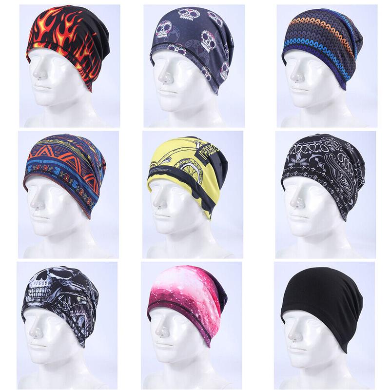 Winter Skull Caps Fleece Warm Beanie Cap Cycling Helmet Liner Hat for Men Women