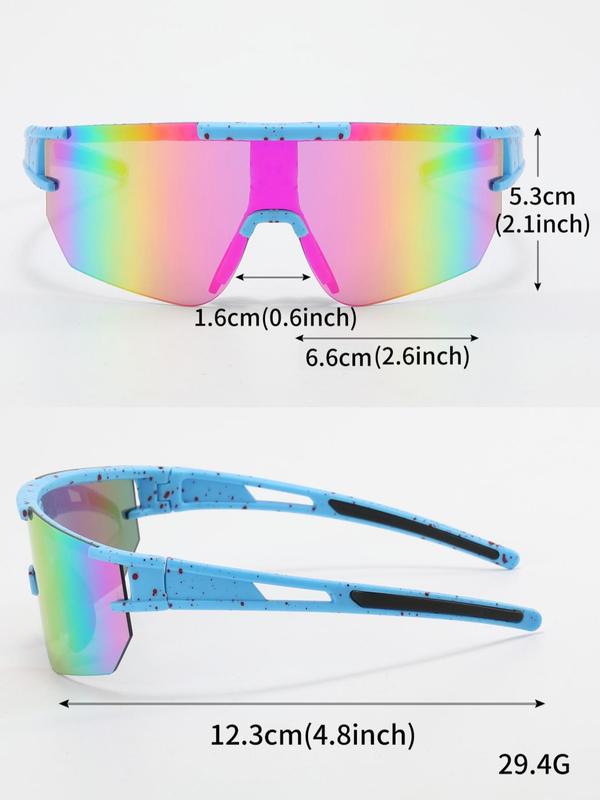 Unisex 1 Pair Sporty Outdoor Mountaineering Cycling Glasses Outdoor Windproof Sunglasses