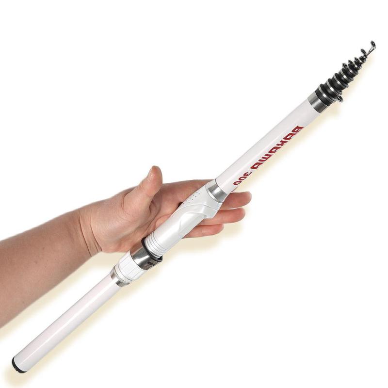 Telescopic Rock Fishing Rod, Spinning Carbon Fiber FRP Pesca Carp Feeder, Super Short Travel Portable Pole Tackle, Fishing Accessories