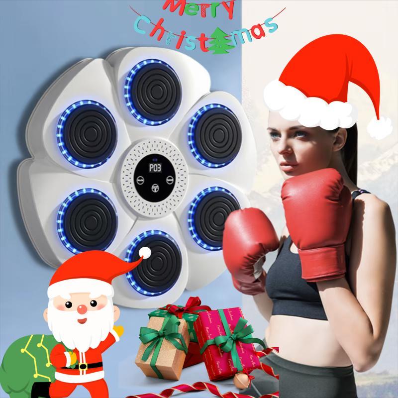 Smart Music Box with Built-in Speaker, Wall Mounted Boxing Trainer, Electronic Boxing Target, Fitness Striking Equipment for Home, Indoor and Gym Use