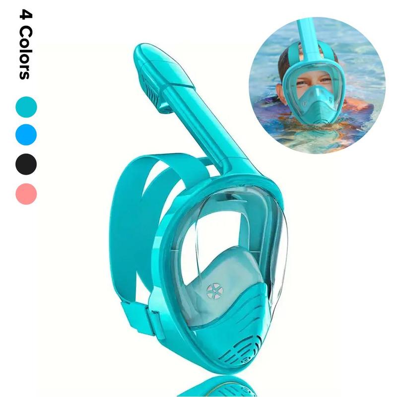 Full Face Diving Mask with Mounting Camera, 180° Panoramic Anti-fog Anti-leak Swimming Goggles, Outdoorgear for Boys & Girls Use, Summer Surprise Box Gift,  Goggles for Swimming