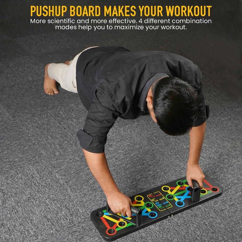 Push Up Board for Men & Women, Multi-Function Pushup Board, Push Up Board for Floor, Fitness Strength & Exercise Training Equipment for Home Workout