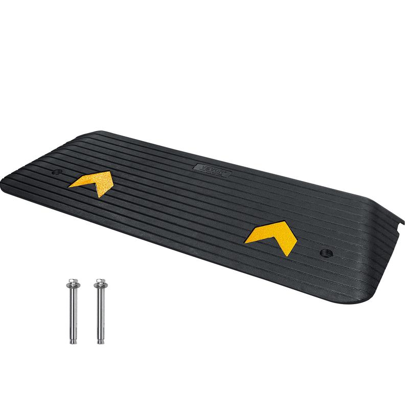 VEVOR Upgraded Rubber Threshold Ramp, 1.5