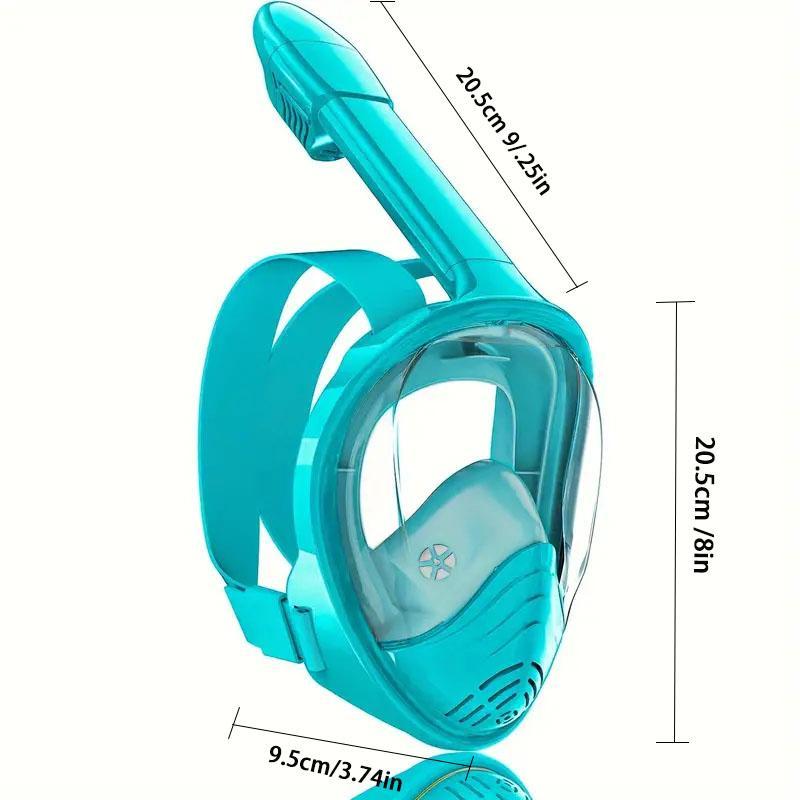 Full Face Diving Mask with Mounting Camera, 180° Panoramic Anti-fog Anti-leak Swimming Goggles, Outdoorgear for Boys & Girls Use, Summer Surprise Box Gift,  Goggles for Swimming