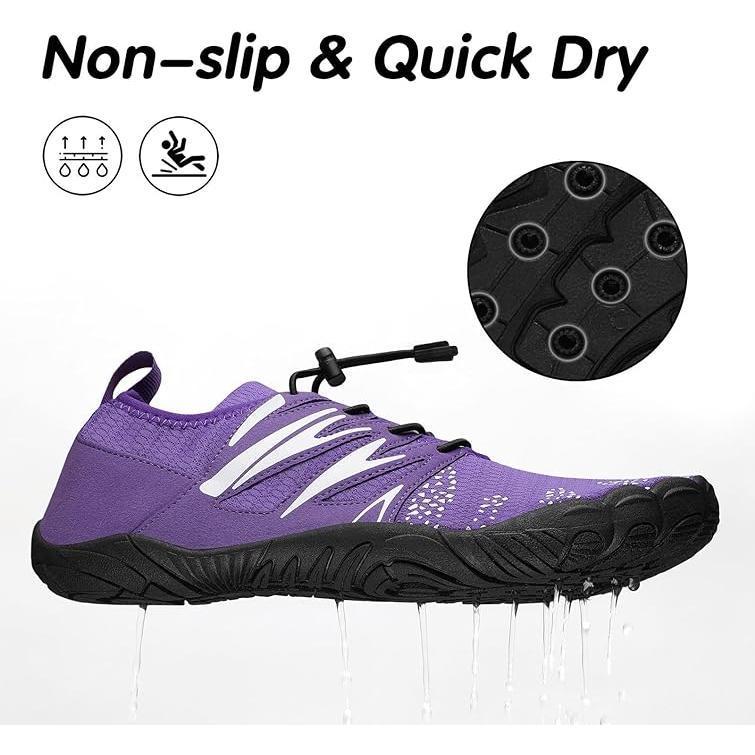 Mens Womens 2024 Upgraded Lightweight Water Shoes Gym Swim Anti-slip Shoes Quick Dry Barefoot Aqua Shoes Powerful Drainage and Breathability Function