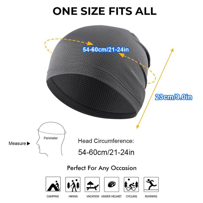 Outdoor Hat, 3 Counts set Breathable Ice Cool Quick-drying Stacking Cap, Cycling Cap, Sports Accessories for Travel Running Cycling Hiking Men Women, Christmas Gift