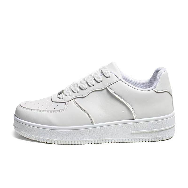 Board Shoes Air Force One Platform White Shoes Spring Leisure Breathable Sports All-Match Fashion Student Black Men's Shoes