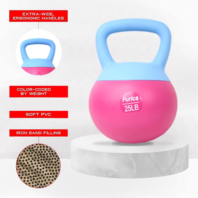 Soft Kettlebells,  Kettlebell Sets, Kettle Bell Sets for Women & Men, Safe Strength Training Kettlebells, Kettlebell Weights for Home Workouts & More.