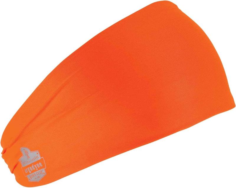 Chill Its 6634 Cooling Headband, Sports Headbands for Men and Women, Moisture Wicking, Orange