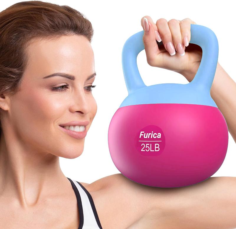 Soft Kettlebell with Handle for Home Gym - Versatile Weightlifting, Conditioning, Strength, and Core Training Fitness Equipment weights