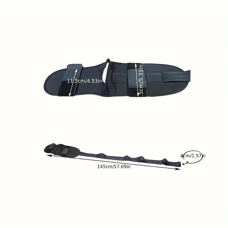 Foot and Calf Stretcher-Stretching Strap For Plantar Fasciitis, Heel Spurs, Foot Drop, Achilles Tendonitis & Hamstring. Yoga Foot & Leg Stretch Strap