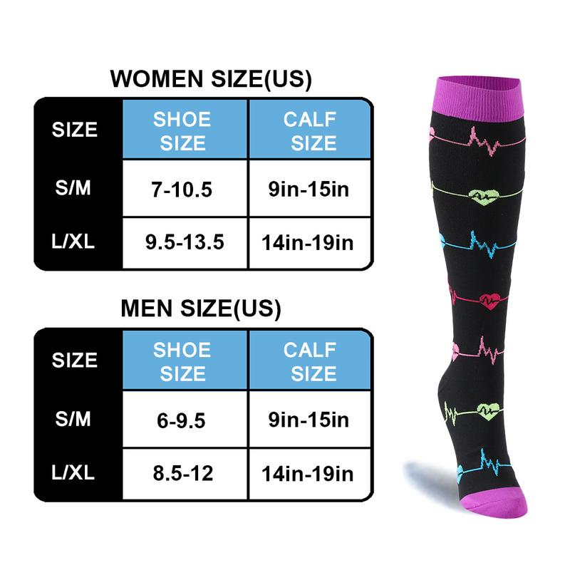 Sports Socks 4pcs Mixed Pattern Breathable Knee High Socks for Women&Men, Sports Socks for Athletic, Soccer, Daily, Running, For Fall Deals, For Halloween