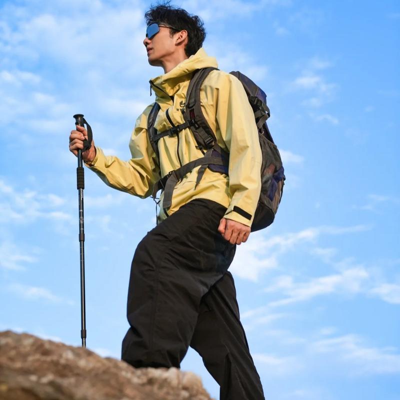 Adjustable Hiking Pole with Internal Storage Space for Men Women - Ideal Grip for Trekking and Walking Durable Trekking