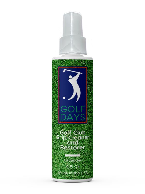 Golf Days Grip Cleaner and Restorer - Restore Tackiness and Improve Swing - Plant-Based - Lavender - 4 Oz