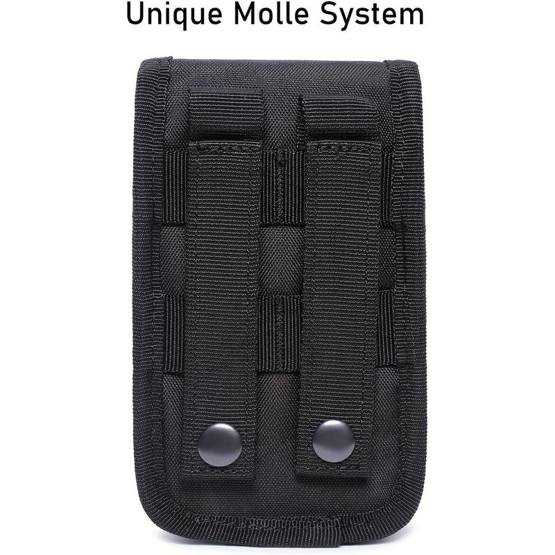 Tactical Waist Bag, 1 Count Molle Phone Bag, EDC Phone Holder, Smartphone Case Storage Bag with Molle Keychain, Sports Storage Bag for Outdoor