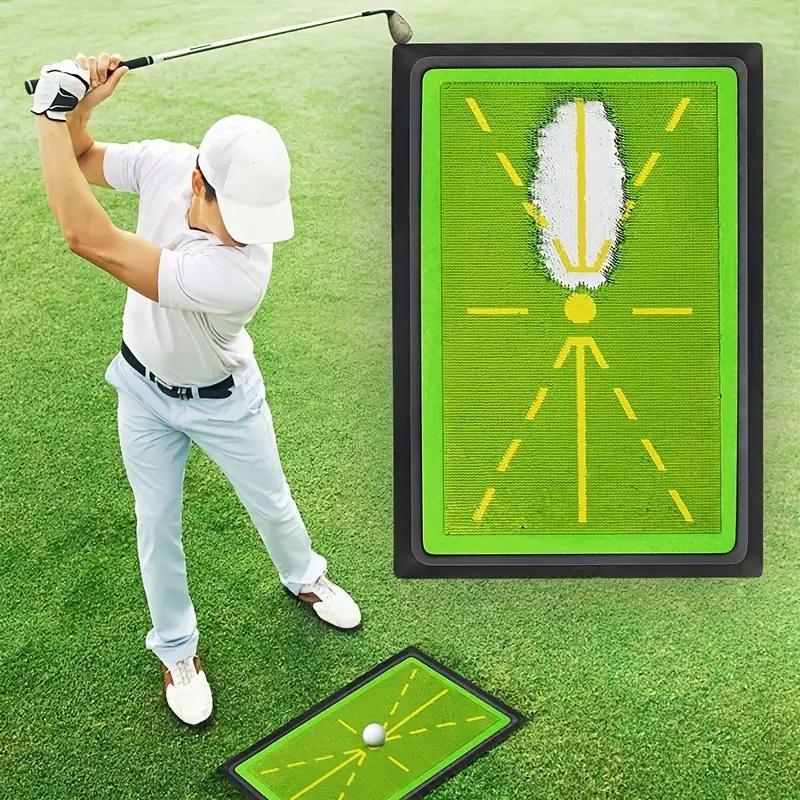 Indoor Golf Practice Mat, 1 Count Golf Swing Training Mat, Outdoor Golf Practice Mat, Ball Sports Equipment, Gifts for Golf Enthusiast