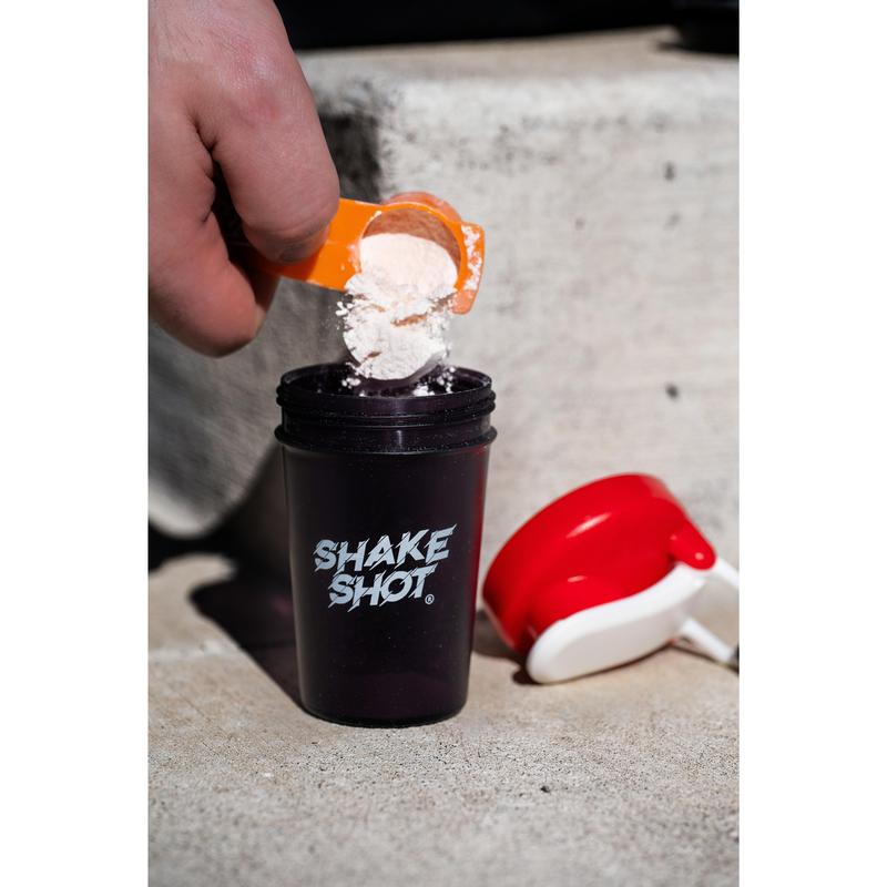 Shake Shot Bottle Black 4 oz -Mini Pre-workout & Supplement Bottle