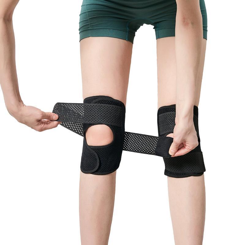 Adjustable Knee Support (1 Count), Breathable Knee Straps, Sports Protective Gear for Men & Women