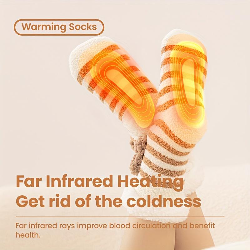 Heated Socks, Heated Socks for Women Men, 1800mAh Rechargeable Electric Heated Socks Up to 4 Hours, Washable Winter Warm Socks for Outdoors Work Fishing Hunting Skiing Cycling Hiking Camping