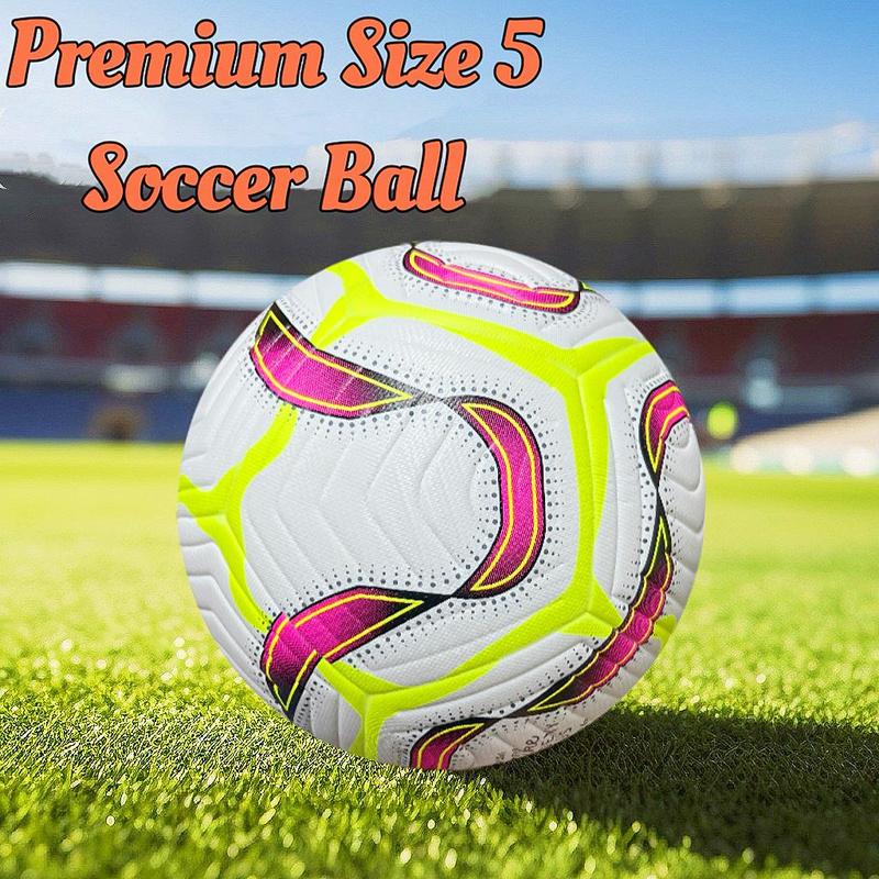 Size 5 Soccer Ball, Professional Premium Seamless Soccer Ball, Durable & Impact-resistant Football for Training & Matches, Ideal Gift for Holiday