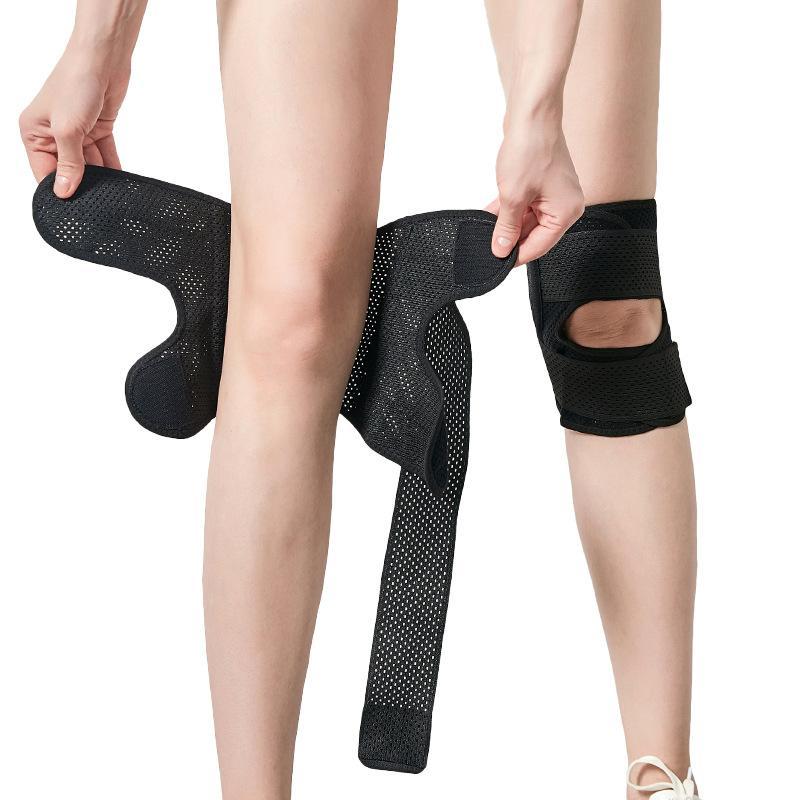 Adjustable Knee Support (1 Count), Breathable Knee Straps, Sports Protective Gear for Men & Women