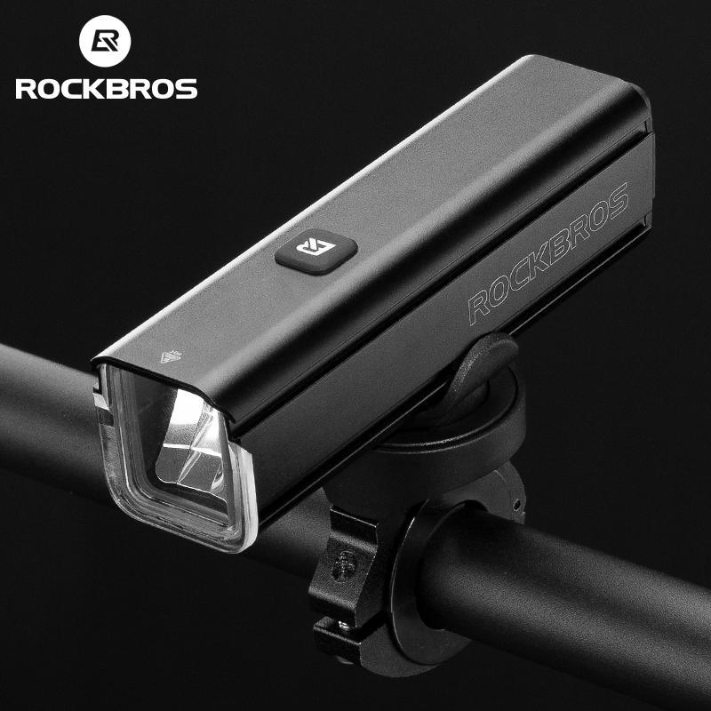 ROCKBROS Bike Light 1000 Lumens USB Rechargeable Bike Headlight Led IPX6 Waterproof Bike Front Light 5 Modes Aluminum Alloy Super Bright Bike Light for Night Riding