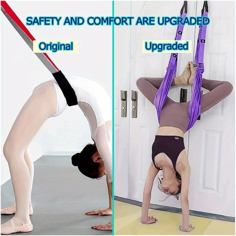 1pc Adjustable Aerial Yoga Strap, Yoga Swing Hammock for Stretching, Leg Pressing, Ballet, Dance, Gymnastics Training