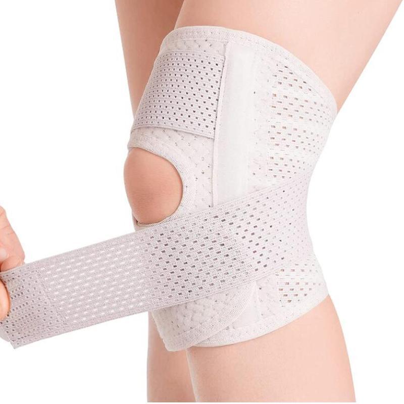 Adjustable Knee Support (1 Count), Breathable Knee Straps, Sports Protective Gear for Men & Women