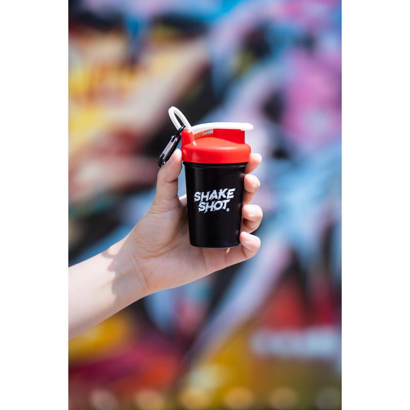 Shake Shot Bottle Black 4 oz -Mini Pre-workout & Supplement Bottle